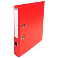 Exacompta Prem Touch Smal Ordner A4 50 mm Rood 2 Ringen 53545E Karton, PP (Polypropeen) Staand 10 Stuks