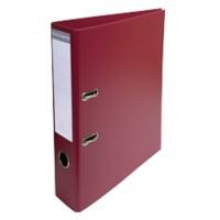 Exacompta Prem Touch Ordner A4 70 mm Bordeauxrood 2 ringen 53704E Karton, PP (Polypropeen) Staand 10 Stuks