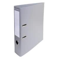 Exacompta Prem Touch Breed Ordner A4 70 mm Grijs 2 Ringen 53740E Karton, PP (Polypropeen) Staand 10 Stuks