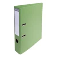 Exacompta Prem Touch Breed Ordner A4 70 mm Anijsgroen 2 Ringen 53756E Karton, PP (Polypropeen) Staand 10 Stuks