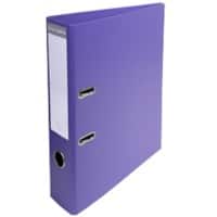 Exacompta Prem Touch Breed Ordner A4 70 mm Donkerpaars 2 Ringen 53757E Karton, PP (Polypropeen) Staand 10 Stuks