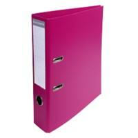 Exacompta Prem Touch Breed Ordner A4 70 mm Framboos 2 Ringen 53759E Karton, PP (Polypropeen) Staand 10 Stuks