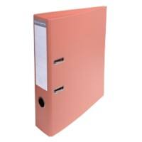 Exacompta PremTouch Ordner A4 70 mm Zalmroze 2 ringen 53705E Karton, PVC (Polyvinylchloride) Staand 10 Stuks