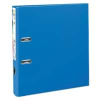 Exacompta Prem Touch Ordner A4 50 mm Blauw 2 ringen 53142E Karton, PP (Polypropeen) Staand 10 Stuks