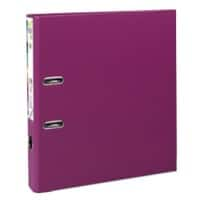 Exacompta Prem Touch Ordner A4 50 mm Fuchsia 2 ringen 53147E Karton, PP (Polypropeen) Staand 10 Stuks