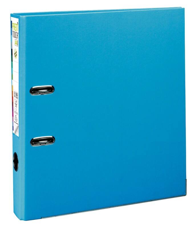 Exacompta Prem Touch Smal Ordner A4 50 mm Lichtblauw 2 Ringen 53102E Kunststof Staand  10 Stuks