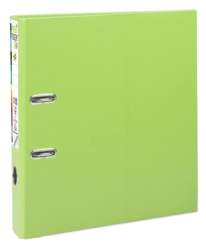 Exacompta Prem Touch Smal Ordner A4 50 mm Anijsgroen 2 Ringen 53156E Kunststof Staand  10 Stuks