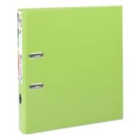 Exacompta PremTouch Ordner A4 Maxi 50 mm Anijsgroen 2 ringen 53156E Karton, PP (Polypropeen) Staand 10 Stuks