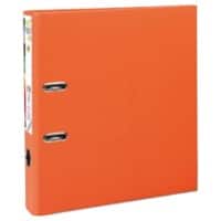 Exacompta Prem Touch Smal Ordner A4 50 mm Oranje 2 Ringen 53144E Karton, PP (Polypropeen) Staand 10 Stuks
