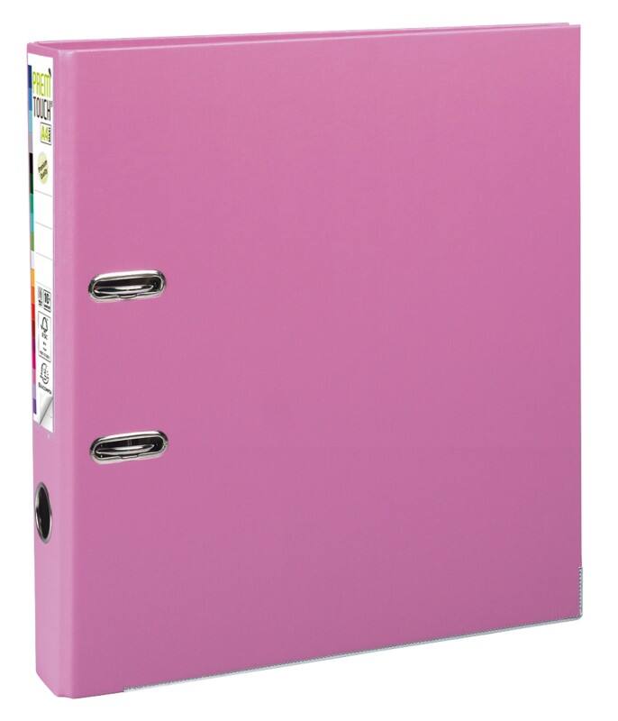 Exacompta Prem Touch Smal Ordner A4 50 mm Roze 2 Ringen 53155E Kunststof Staand  10 Stuks