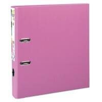 Exacompta Prem Touch Ordner A4 50 mm Roze 2 ringen 53155E Karton, PP (Polypropeen) Staand 10 Stuks