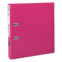Exacompta Prem Touch Smal Ordner A4 50 mm Framboos 2 Ringen 53159E Karton, PP (Polypropeen) Staand 10 Stuks