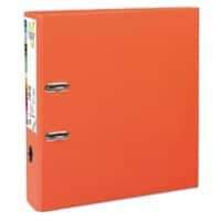 Exacompta Prem Touch Ordner A4 80 mm Oranje 2 ringen 53344E Karton, PP (Polypropeen) Staand 10 Stuks