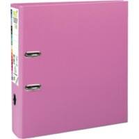 Exacompta Prem Touch Ordner A4 80 mm Roze 2 ringen 53355E Karton, PP (Polypropeen) Staand 10 Stuks