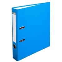 Exacompta Smal Ordner A4 50 mm Lichtblauw 2 Ringen 915412B Karton, PP (Polypropeen) Staand 20 Stuks
