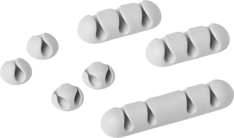 DURABLE Kabelhouder Cavoline Clip Mix Grijs 7 Stuks