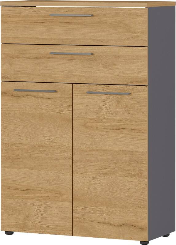 GERMANIA kast Agenda HOME Bruin, grafiet 800 x 400 x 1.200 mm