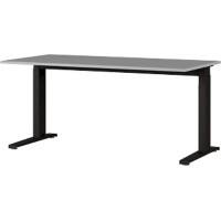 GERMANIA zit-sta-bureau Agenda lichtgrijs, zwart 1.600 x 800 x 680 - 880 mm