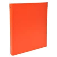 Exacompta 30 mm Ringband Karton, pp-folie A4 4 Ringen Oranje 51374SE 20 Stuks