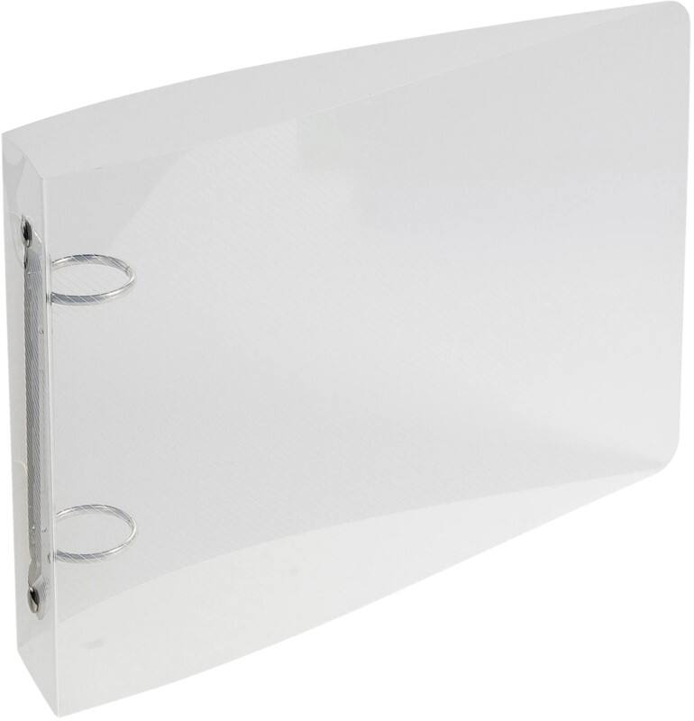 Exacompta Crystal 25 mm Ringband PP (Polypropeen) 2 Ringen Transparant 51091E 10 Stuks