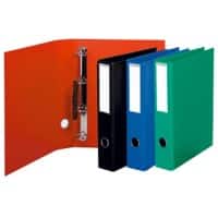 Exacompta Bright colours 50 mm Ringband Karton, pvc (polyvinylchloride) A4 4 Ringen Kleurenassortiment 51740E 10 Stuks