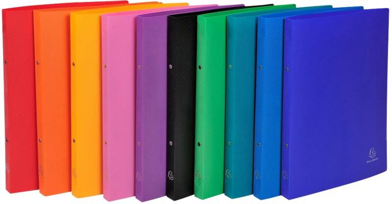 Exacompta OpaK 15 mm Ringband PP (Polypropeen) A4 2 Ringen Kleurenassortiment 54199E 20 Stuks