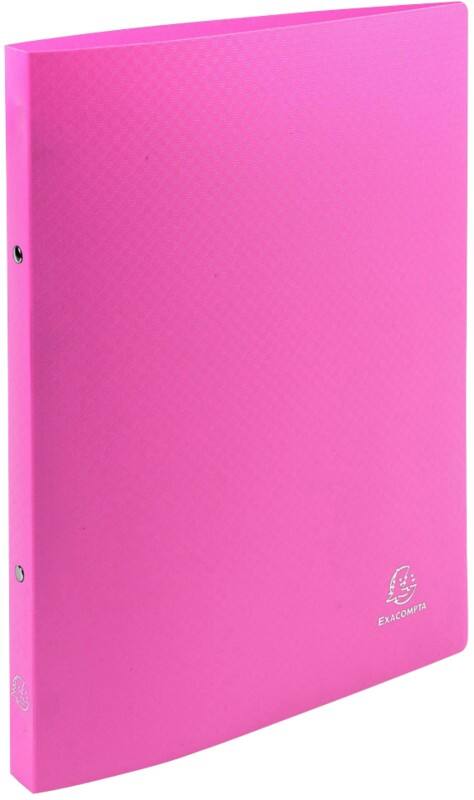 Exacompta OpaK 15 mm Ringband PP (Polypropeen) A4 2 Ringen Roze 54194SE 25 Stuks