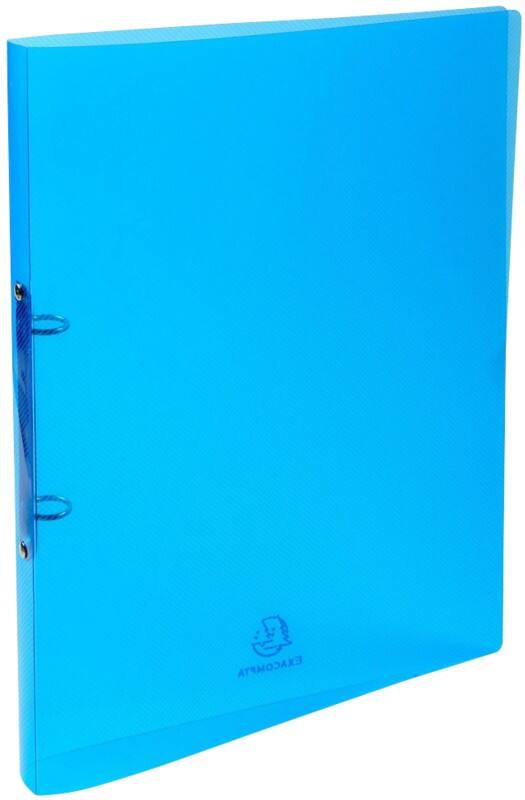 Exacompta Crystal 15 mm Ringband PP (Polypropeen) A4 2 Ringen Kleurenassortiment 54198E 30 Stuks