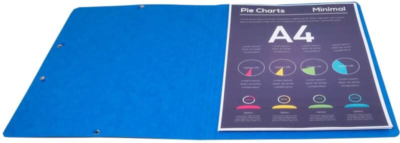 Exacompta Elastomap 5590E kleurassortiment Gewafeld glanskarton 24 x 32 cm 20 Stuks