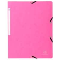 Exacompta Elastomap 5560E Roze Gewafeld glanskarton 24 x 32 cm 25 Stuks