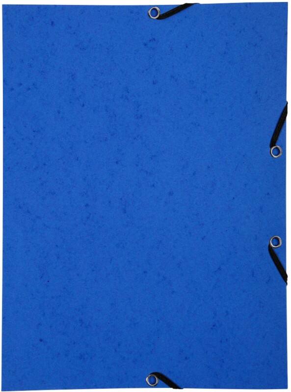 Exacompta Elastomap 55462E Blauw Karton 50 Stuks