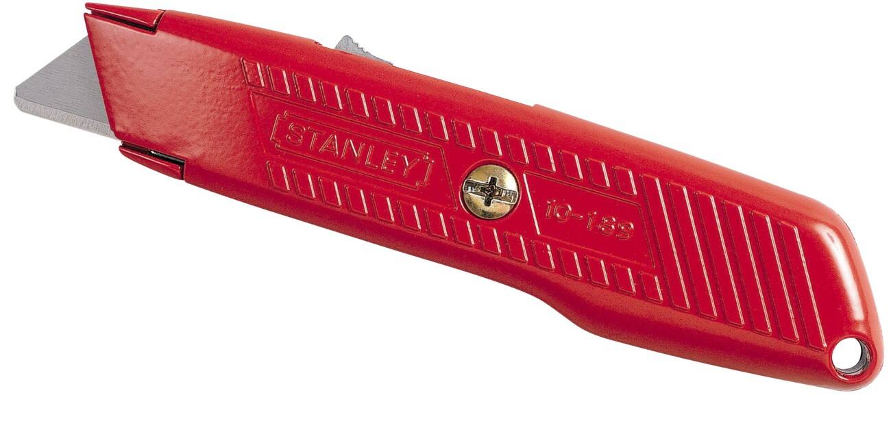 Stanley Springback Veiligheidsmes 1-10-189 Rood 2 x 3,5 cm