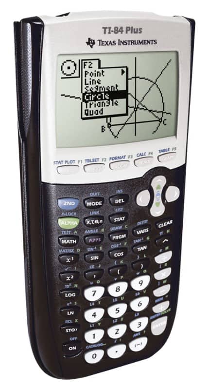 Texas Instruments Grafische rekenmachine TI-84PL 90 mm Zwart