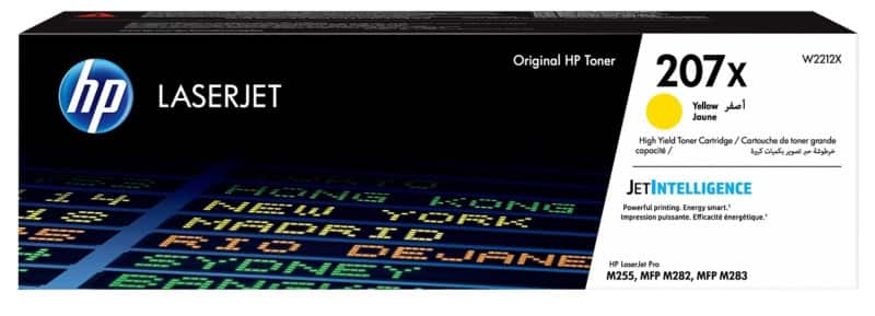 HP 207X originele tonercartridge W2212X geel