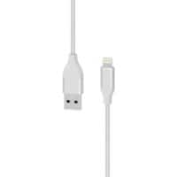 XLAYER 217076 1 x USB C male naar 1 x USB C male oplaadkabel 1.5m Zilver