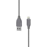 XLayer USB naar Lightning-kabel USB-C Male Apple Lightning 1.5 m Grijs
