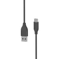 XLAYER 217083 1 x USB C male naar 1 x USB C male oplaadkabel 1,5m Zwart