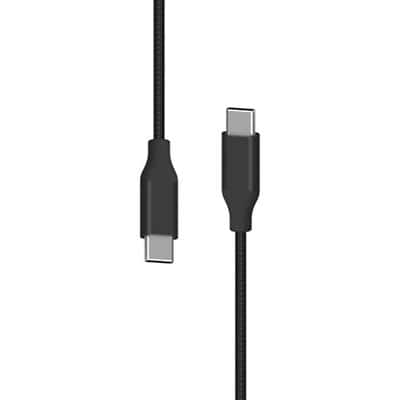 XLAYER 217087 1 x USB C male naar 1 x USB C male oplaadkabel 1.5m Zwart