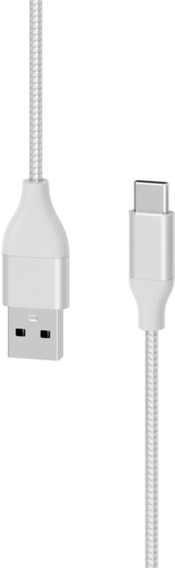 XLAYER 217082 1 x USB C male naar 1 x USB C male oplaadkabel 1.5m Zilver