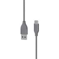 XLAYER 217084 1 x USB C male naar 1 x USB C male oplaadkabel 1.5m Grijs