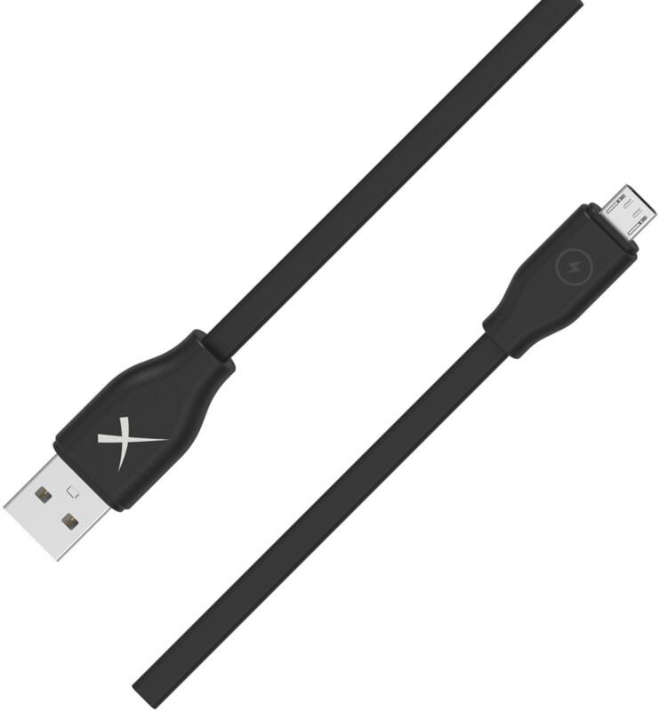 XLayer USB-kabel USB-C Male USB Micro A Male 2 m Zwart
