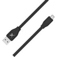 XLayer USB-kabel USB-C Male USB Micro A Male 2 m Zwart
