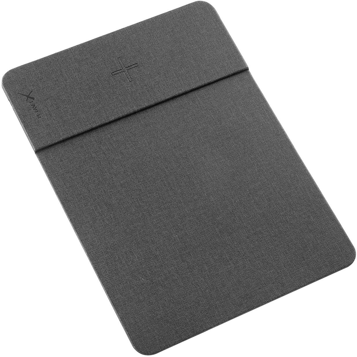XLayer Draadloze Oplaad Muismat 217309 Zwart, zilver