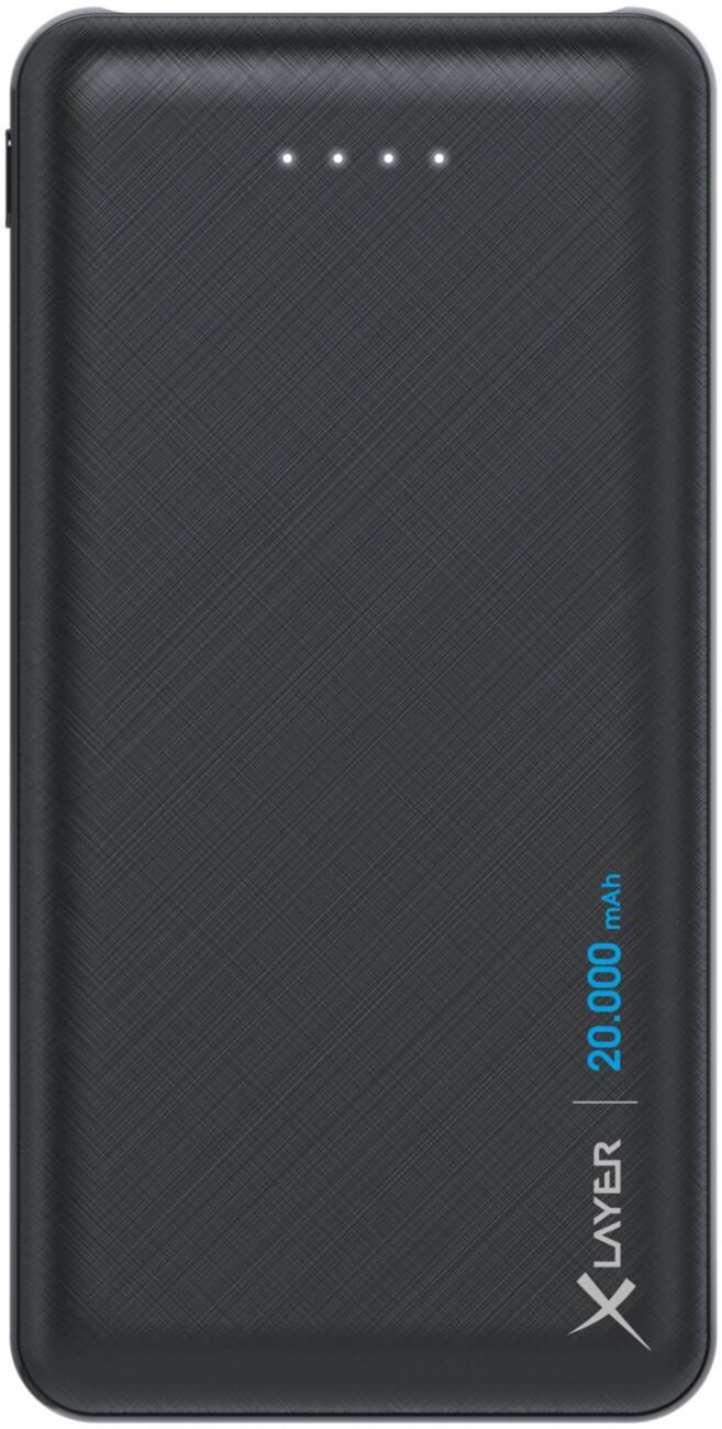 XLayer Powerbank Micro 20000mAh Zwart