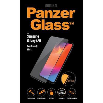 PanzerGlass Schermbeschermer Samsung Galaxy A80 Glashelder/zwart
