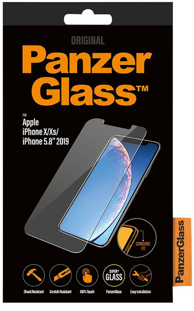 PanzerGlass Schermbeschermer iPhone X/XS/11 Pro Crystal Clear