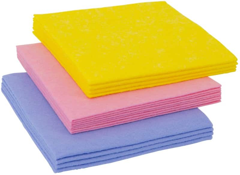 BETRA Viscose Schoonmaakdoek Kleurenassortiment 35 x 35 x 6,5 cm 1020992 12 Stuks