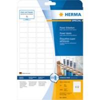 HERMA Power Etiketten 10916 Wit Rechthoekig Zelfklevend A4 25,4 x 16,9 mm 25 Vellen van 112 Etiketten