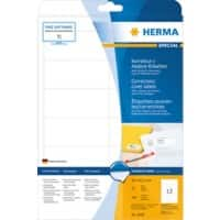 HERMA Correctie Etiketten 4228 Wit Rechthoekig A4 97 x 42,3 mm 25 Vellen van 12 Etiketten