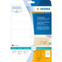 HERMA Transparant Etiketten 8671 Rechthoekig A4 99,1 x 38,1 mm 25 Vellen van 14 Etiketten